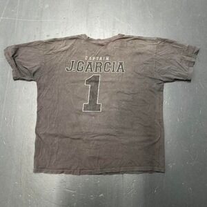 Vintage 2000s Jerry Garcia Grateful Dead liquid blue faded grey band tshirt
